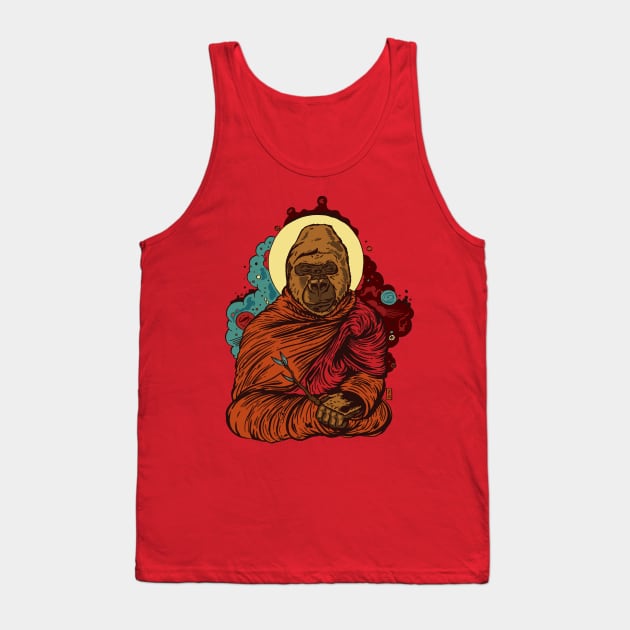 Primate Meditation Tank Top by Thomcat23